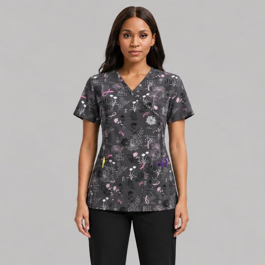 Women's Printed Scrub Top Cute + GIFT - product image 1
