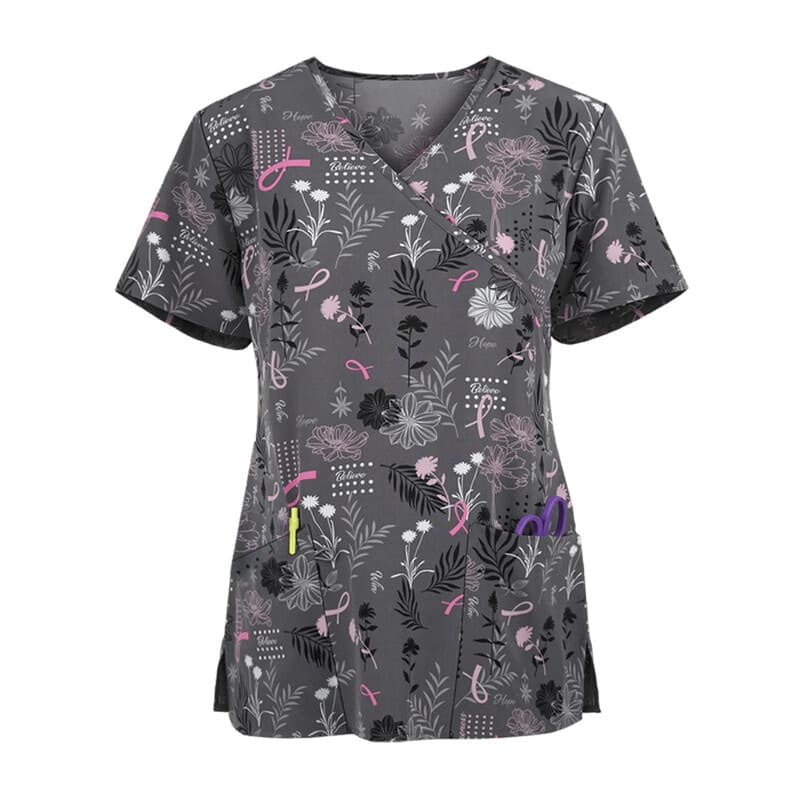 Women's Printed Scrub Top Cute + GIFT - product image 2