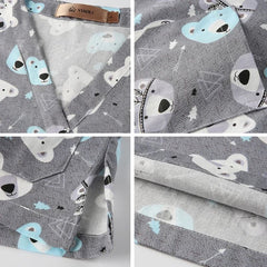 Men's Cotton Printed Animal Scrub Top - product image 4