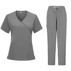Women's Plain Fitted Surgical Scrub Set Taissa - product image 12