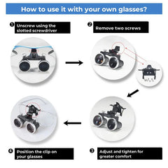 Dental Loupe With Wireless LED Headlight 2.5X / 3.5X Unique - product image 16