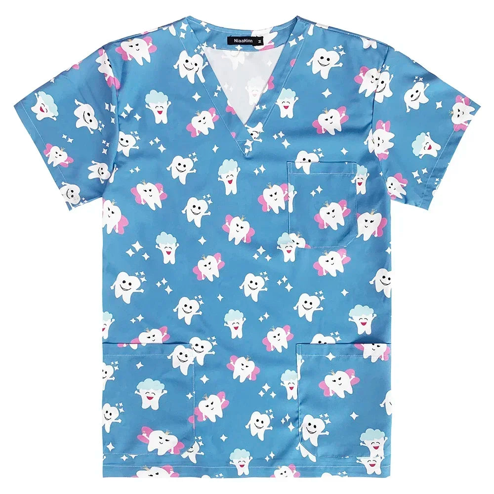 Men's Printed Dentistry Scrub Top - product image 2