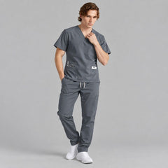 Men's Plain Surgical Scrub Set Mario + GIFT