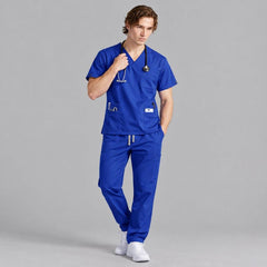 Men's Plain Surgical Scrub Set Mario + GIFT