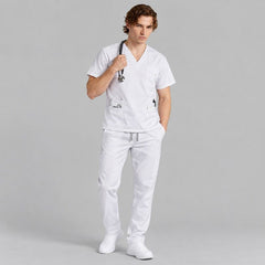 Men's Plain Surgical Scrub Set Mario + GIFT