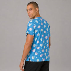 Men's Printed Dentistry Scrub Top