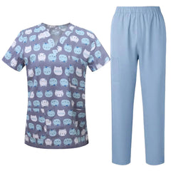 Women's Printed Animal Surgical Scrub Set - product image 8