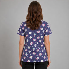 Women's Printed Dentistry Scrub Top