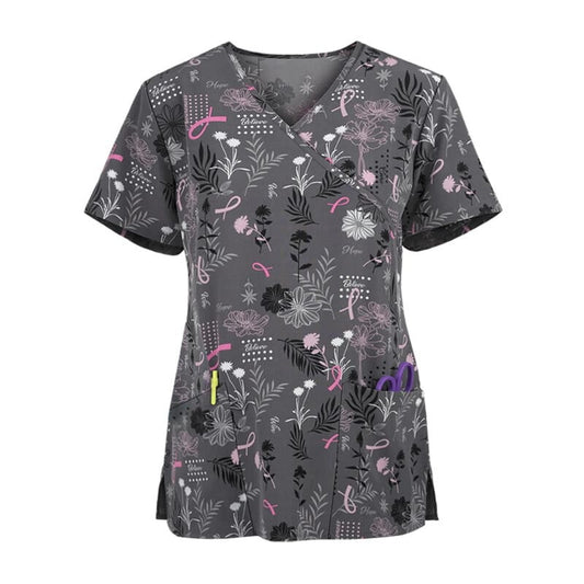 Women's Printed Scrub Top Cute + GIFT - product image 2