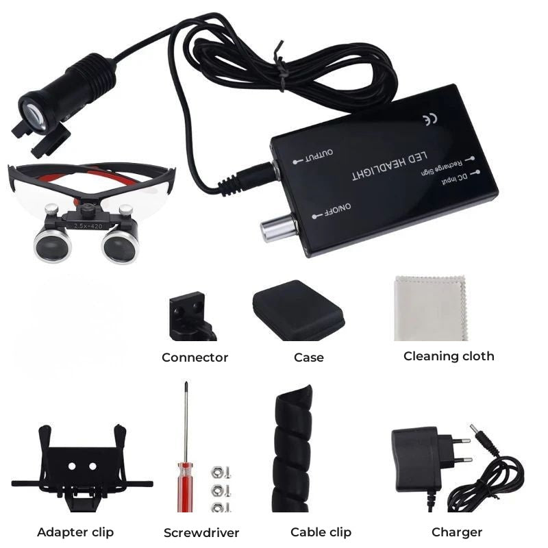 Dental Loupe With LED Headlight 2.5X / 3.5X Essential - product image 5