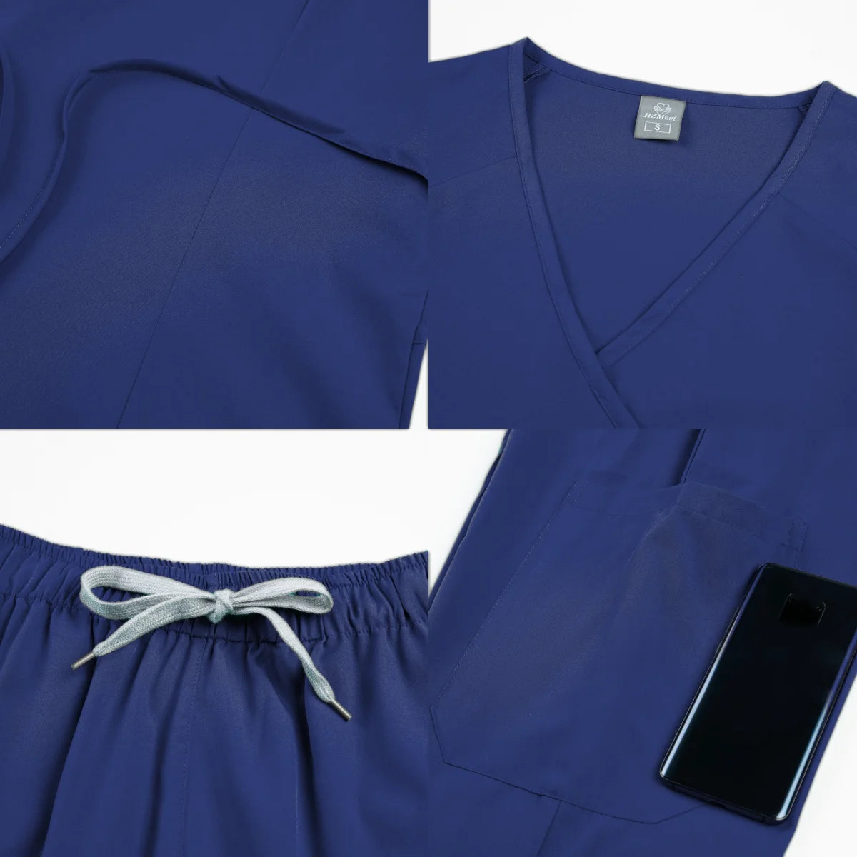 Women's Plain Fitted Surgical Scrub Set Taissa - product image 5