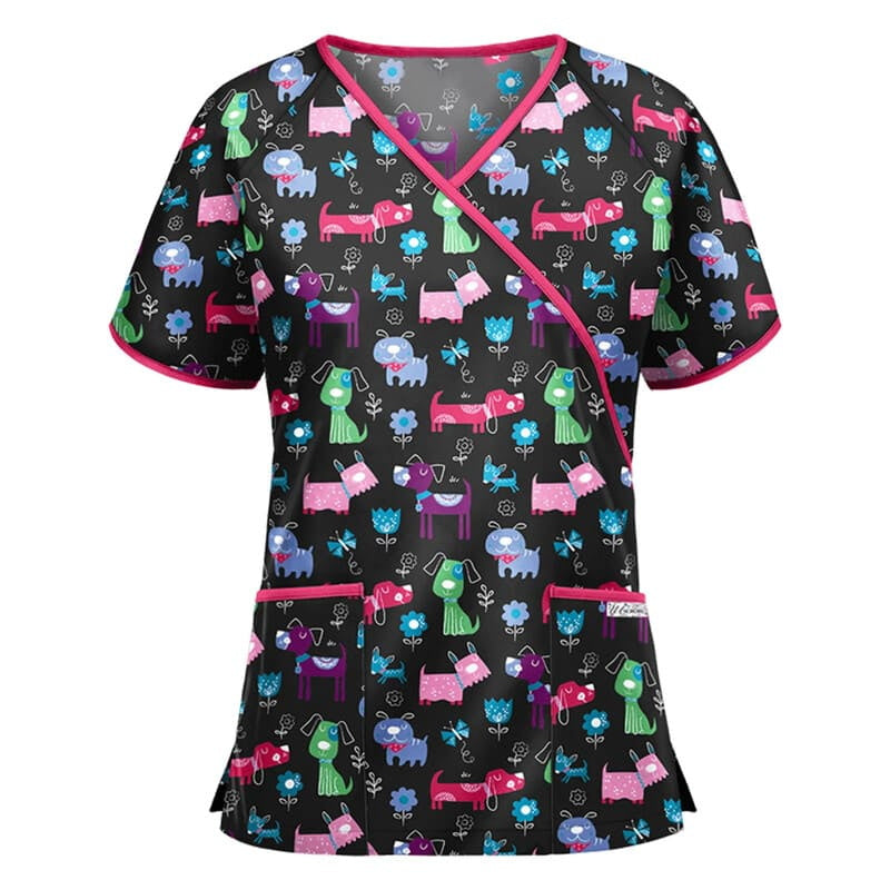 Women's Printed Scrub Top Cute + GIFT - product image 5