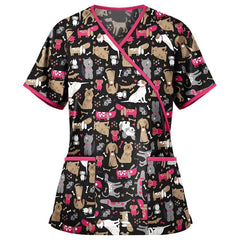 Women's Printed Scrub Top Cute + GIFT - product image 6