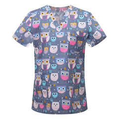 Men's Cotton Printed Animal Scrub Top - product image 9