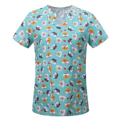 Men's Cotton Printed Animal Scrub Top - product image 10
