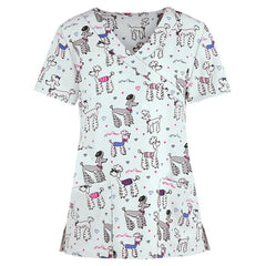 Women's Printed Scrub Top Cute + GIFT - product image 10