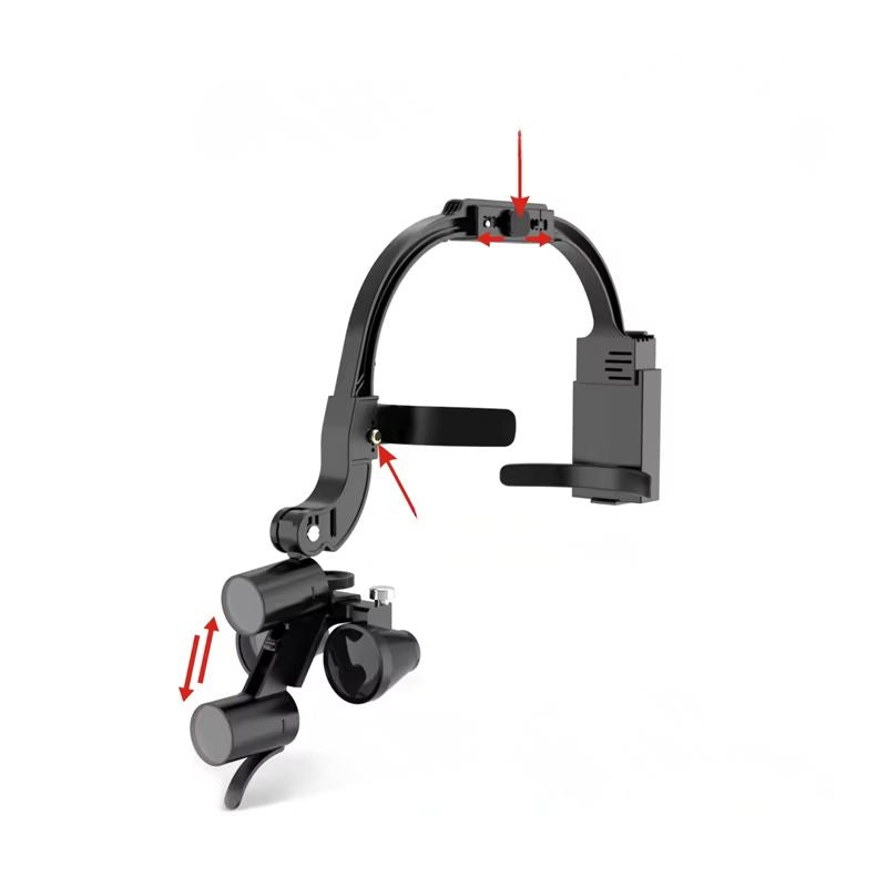 Dental Loupe Wireless LED Headlight Double + EXTRA BATTERY GIFT - product image 3