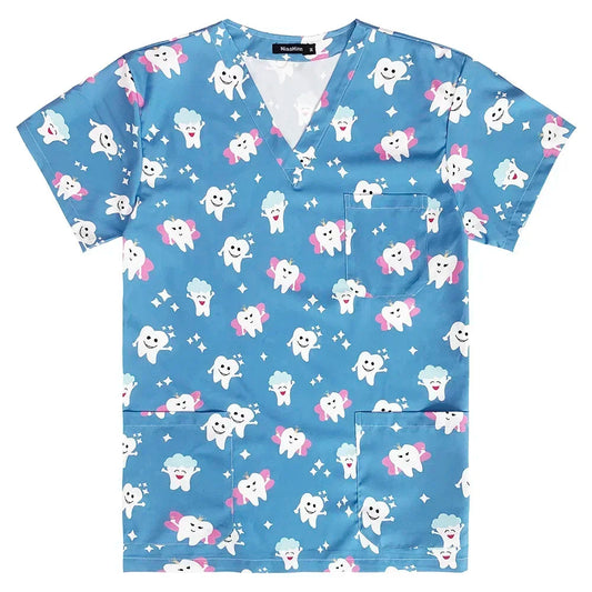 Men's Printed Dentistry Scrub Top - product image 2
