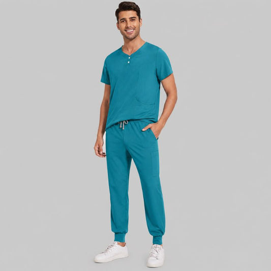 Men's Plain Jogger Surgical Scrub Set Hugo