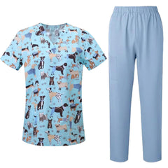 Men's Printed Animal Surgical Scrub Set - product image 2