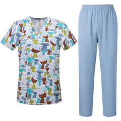Women's Printed Animal Surgical Scrub Set - product image 5