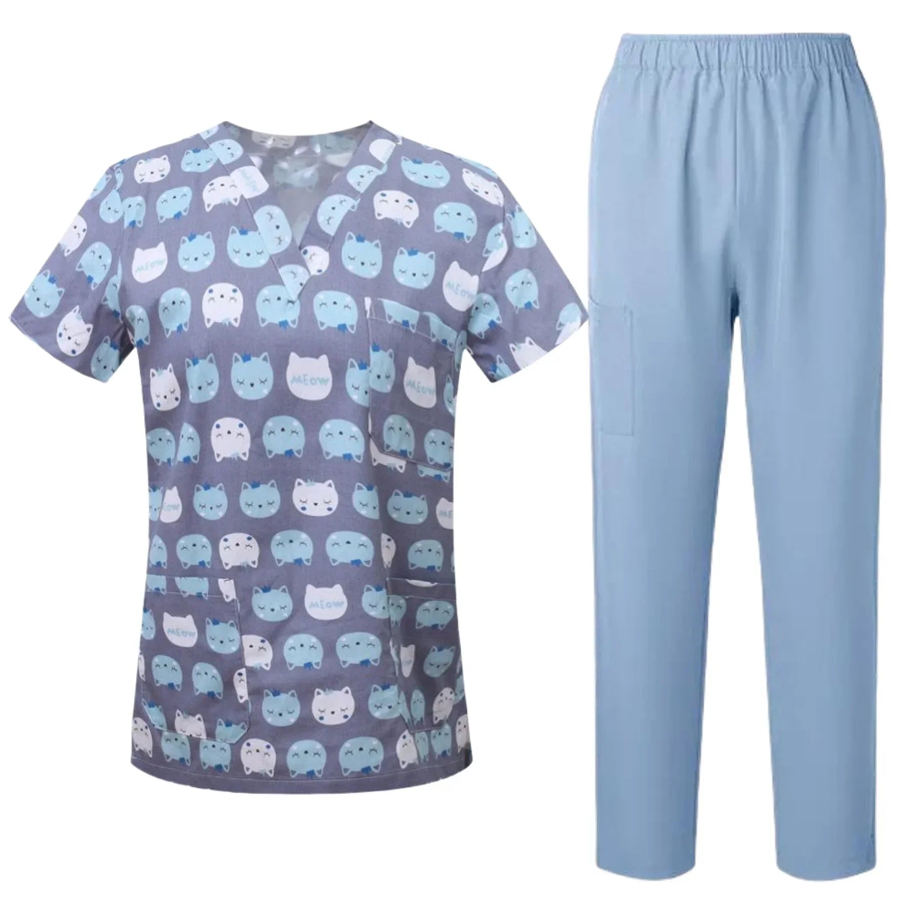 Women's Printed Animal Surgical Scrub Set - product image 8